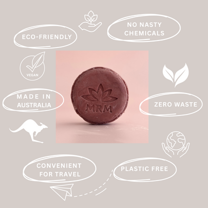 Scalp Stimulating Solid Shampoo Bar with Peppermint &amp; Neem