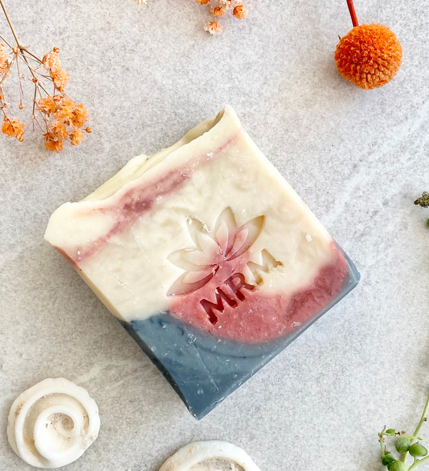 Lemon Myrtle & Rose Geranium Natural Soap Bar
